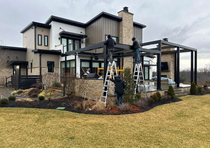 Galaxy FREEDOM Retractable Louvered Roof Pergola in PA