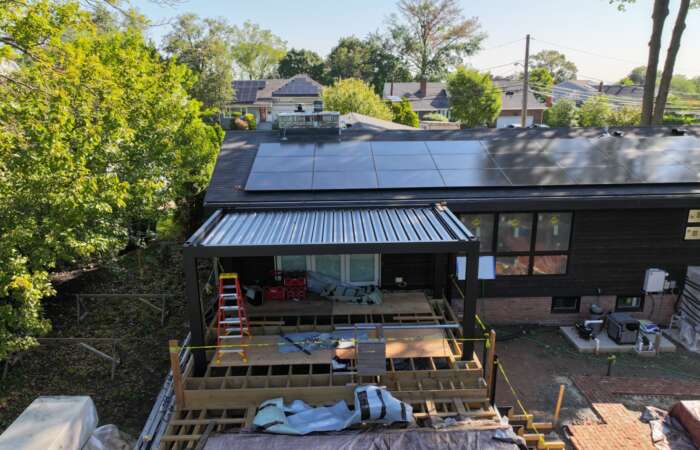 David T. New Jersey Galaxy FREEDOM Louver Pergola