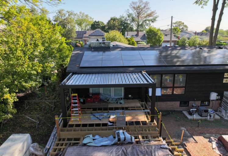 David T. New Jersey Galaxy FREEDOM Louver Pergola