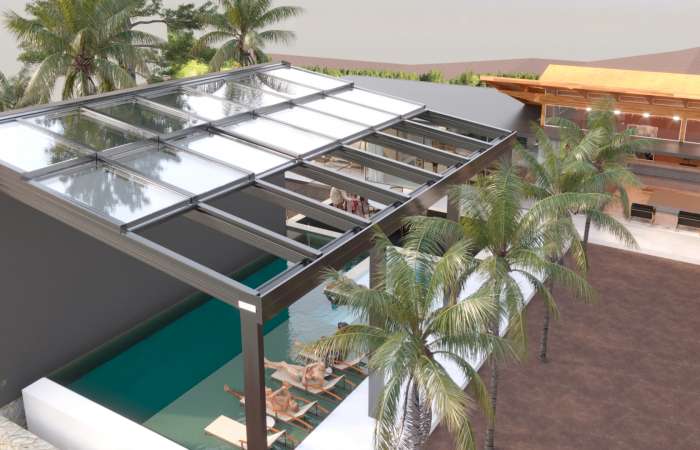 DynaMov sliding Glass Roof