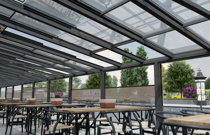 DynaMov sliding Glass Roof