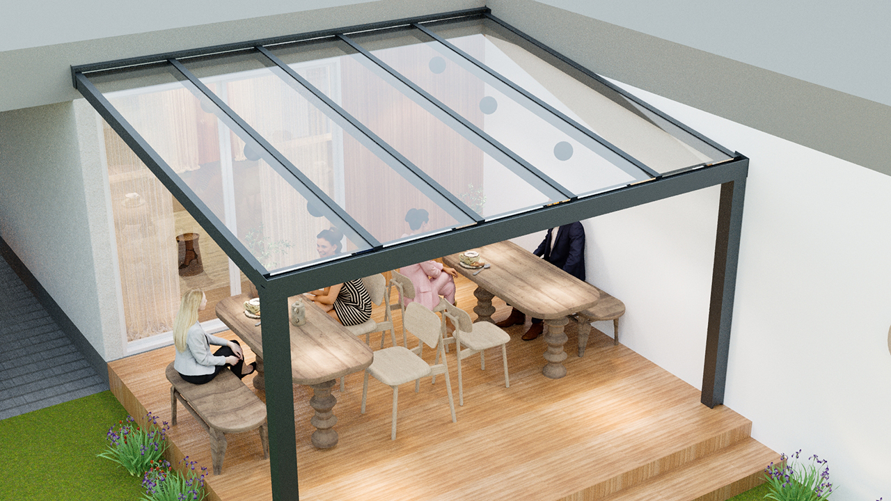 Tempered Glass Roof
