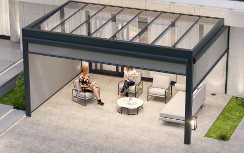 CUBO EASY ZIPSCREEN RAL7016-06