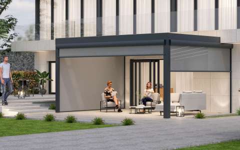 CUBO EASY ZIPSCREEN RAL7016-05