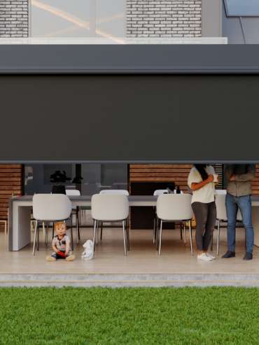 CUBO EASY ZIPSCREEN RAL7016 CAM060066