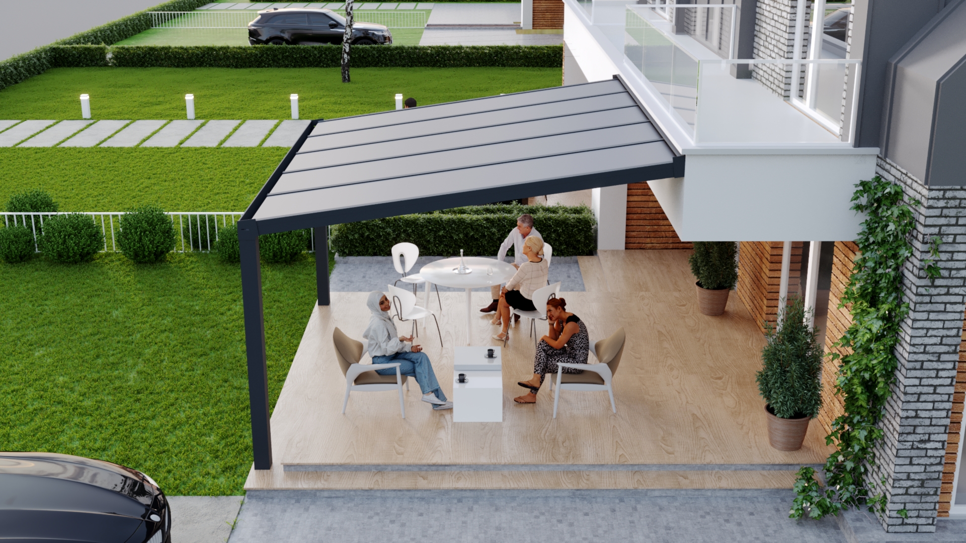 Easy Roof Sandwich Panel RAL7016 1