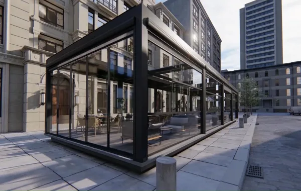 Galaxy Louvered Roof Pergola